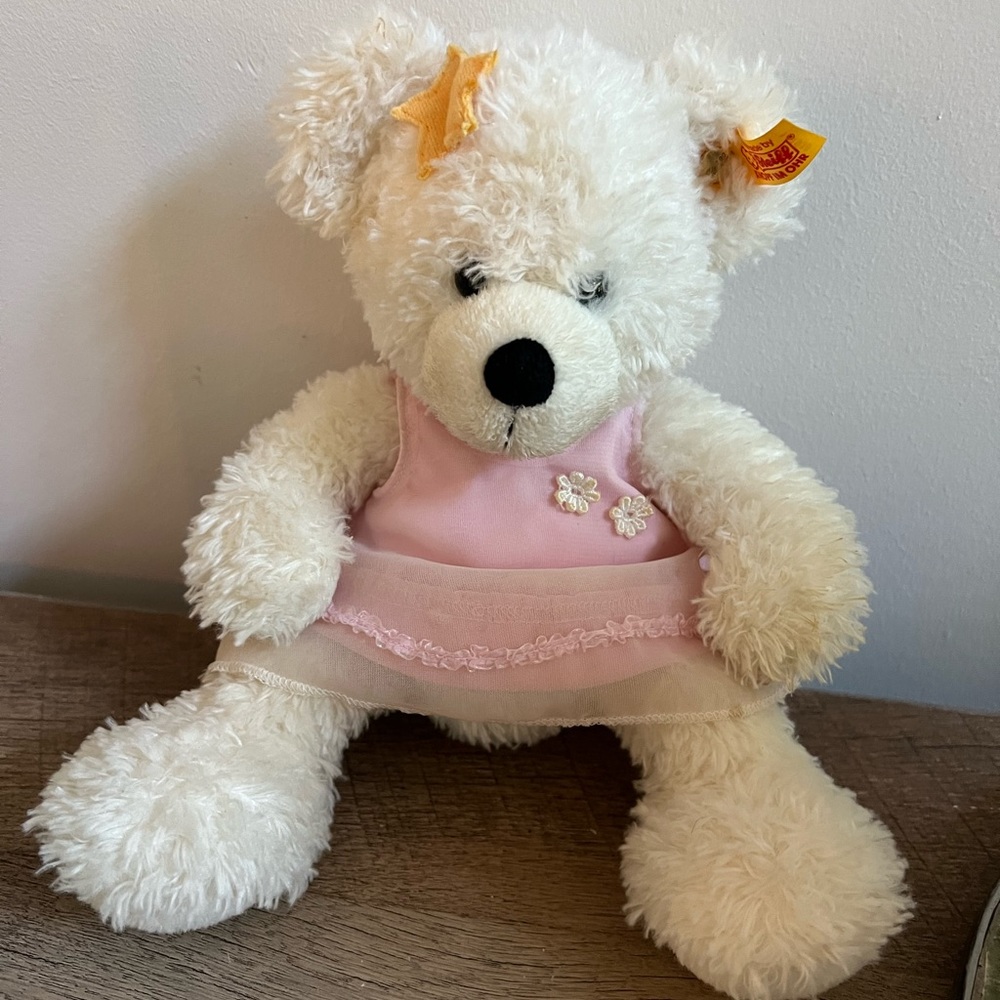 Steiff pink fairy bear